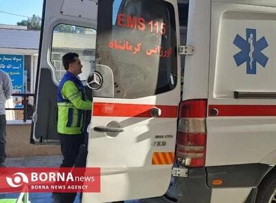  واژگونی مینی‌بوس در محور کرمانشاه – کامیاران ۱۴ مصدوم برجا گذاشت