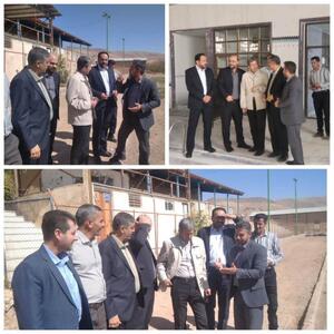  بازدید استاندار اصفهان از پروژه بازسازی استخر ساحل و چمن ورزشگاه شهید صابری سمیرم