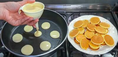  طرز تهیه پنکیک خوشمزه با یک ترفند عالی !