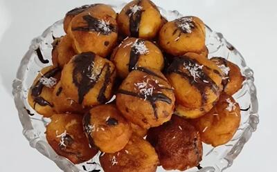  طرز تهیه پیراشکی لقمه ای خانگی / دونات خوشمزه و فوری بدون فر