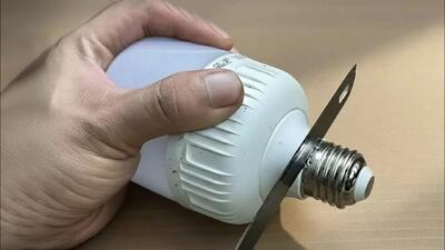  ایده های خلاقانه با لامپ های LED قدیمی!