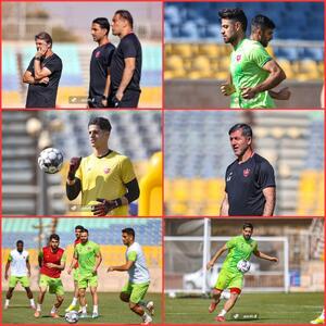  عکس/ تمرین بازیکنان پرسپولیس زیر نظر کریم باقری | اقتصاد24