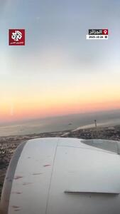  ببینید؛ تصادف هواپیمای عربستانی با دسته‌ای بزرگ از پرندگان