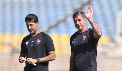 کریم باقری سرمربی موقت پرسپولیس در تبریز