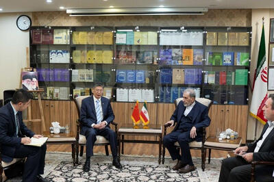  دیدار دکتر ولایتی با سفیر چین در تهران