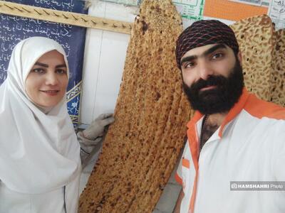  نانوایی خانوادگی در قم | وقتی بچه ها درس شاطری می گذرانند + فیلم