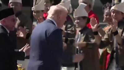 فیلم رقص ترامپ در مالزی حسابی وایرال شد