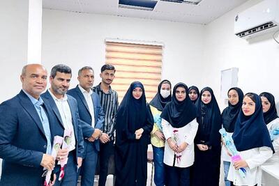  تقدیر ریاست دانشگاه آزاد هرمز از کادر پرستاری درمانگاه جزیره