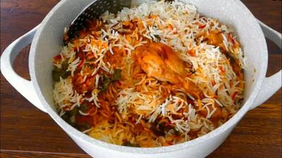  طرز تهیه بریانی گوشت مرغ:: آموزش اشپزی:: غذای جدید