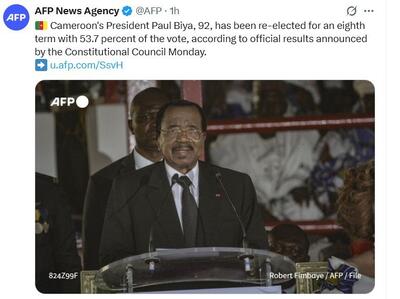  رئیس جمهور شدن رئیس جمهور ۹۲ ساله برای هشتمین بار! + عکس