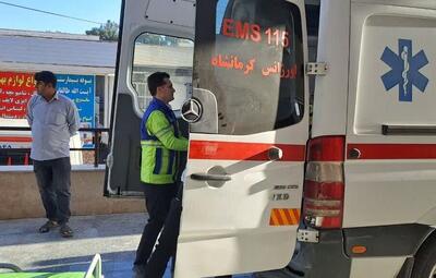 واژگونی مینی‌بوس در محور کرمانشاه – کامیاران و ۱۴ مصدوم