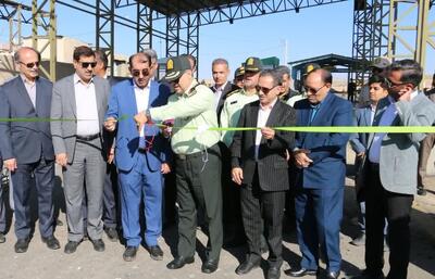  بهره برداری از خط دوم ایستگاه بازرسی مرصاد در محور کرمان- بم