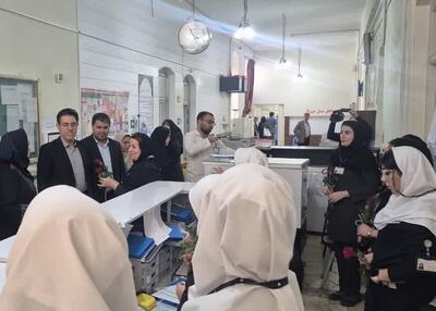  پرستاران بیمارستان فاطمی اردبیل تجلیل شدند