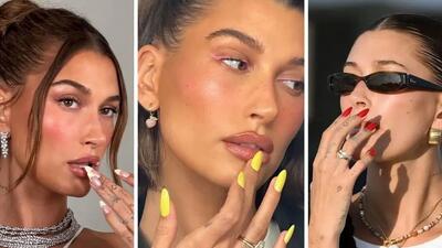  هیلی بیبر این مدل ناخن را ترند کرد (عکس)