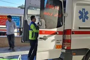 مینی‌بوس حامل کارگران کشاورزی واژگون شد/ مصدومیت ۱۴ کارگر زن و مرد
