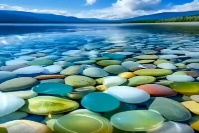  مستند کاوش؛ خوشگلترین سنگای رنگی و قیمتی تو این دریاچه ژاپنه که آب زلالش مثه آینه اس