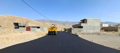  اتمام عملیات آسفالت ۱۱ هزارو ۵۰۰ مترمربع از معابر سه روستای آبدانان