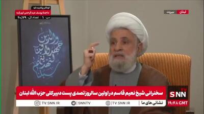  شیخ نعیم قاسم: اسرائیل توانایی حفظ وضع موجود را ندارد