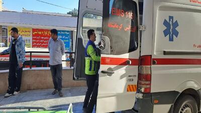  واژگونی مینی بوس در محور کرمانشاه به کامیاران؛ ۱۴ نفر مصدوم شدند