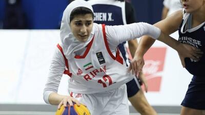دختران بسکتبال ایران به مدال نقره رسیدند