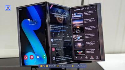  اولین تصاویر واقعی از گوشی سه‌تاشوی سامسونگ موسوم به گلکسی زد تری‌فولد + ویدیو