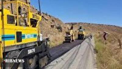  آغاز بهسازی و آسفالت مسیر مزارلق در جاده باغلق – جرگلانِ