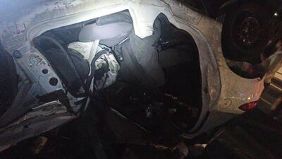  تصادف مرگبار پژو ۲۰۶ در بزرگراه حکیم/دو جوان جان باختند