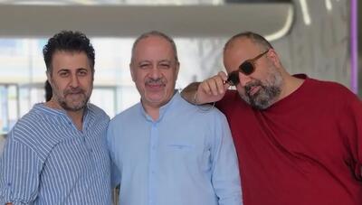 «علی اوجی و هومن حاجی‌عبداللهی» با شلوارک در دبی/ تیپ بسیار راحت بازیگران در سفر خارجی (عکس)