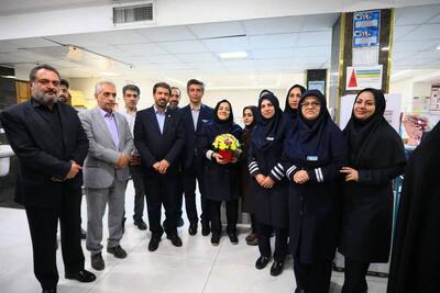  حضور استاندار همدان در بیمارستان شهید بهشتی به مناسبت روز پرستار