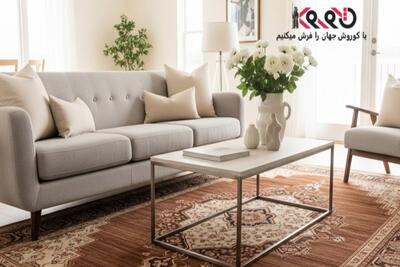  فرش نسکافه ای با چه مبلی ست میشه؟ - چیدانه