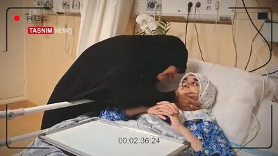  دختر شهید سلامی به عیادت دختر شهید هاشمی‌تبار رفت+ فیلم