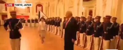 فیلمی از گاف جدید ترامپ که سوژه رسانه‌ها شد