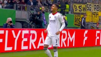 گل اول آینتراخت فرانکفورت به دورتموند (کناف)