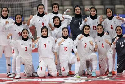 صعود شیرین تیم ملی فوتسال دختران به فینال مسابقات آسیایی جوانان