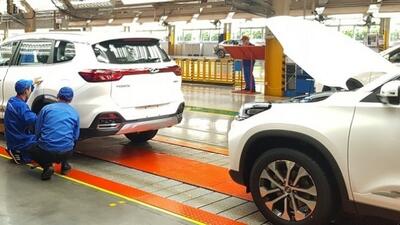 ارزش ریالی فروش خودروهای داخلی و مونتاژی
