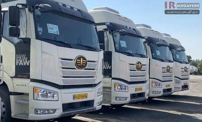  مزایده 4 دستگاه کشنده کارکرده (شرکت حمل و نقل) شامل : 10 چرخ فائو  مدل ۹۰ و کامیون شش چرخ