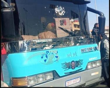  حمله مسلحانه به یک اتوبوس مسافربری در جاده دمشق - سویدا + فیلم