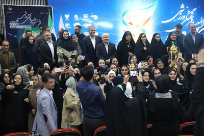  اختتامیه المپیاد ورزشی بانوان باحضور معاون رئیس جمهور و وزیر راه در مازندران برگزار شد