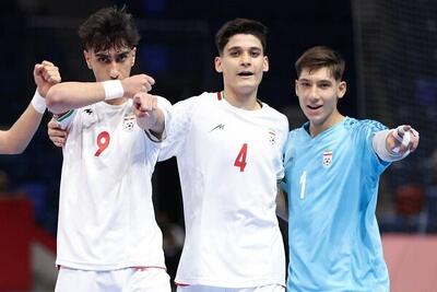 درخشش فوتسالیست های جوان ایران 14 گل و صعود به فینال آسیایی