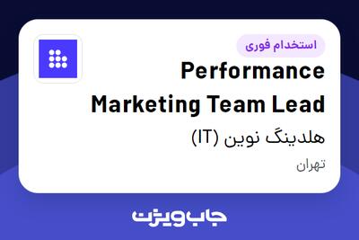  استخدام Performance Marketing Team Lead در هلدینگ نوین (IT)