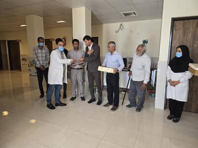  تجلیل از پرستاران در آئین بزرگداشت میلاد حضرت زینب (س) در بخش بمانی