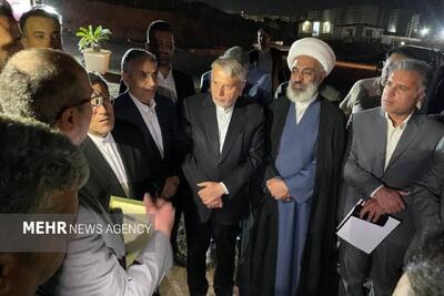 کلنگ‌زنی مجتمع بزرگ گردشگری پرند با حضور وزیر میراث‌فرهنگی