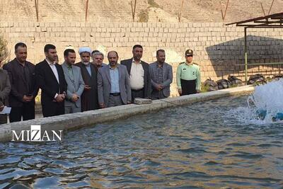واحد پرورش ماهیان سردابی در زندان رودبار افتتاح شد