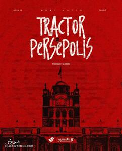 پوستر پرسپولیس برای بازی با تراکتور