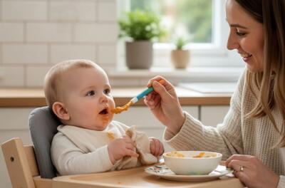  از چند ماهگی به نوزاد غذا بدهیم؟ ۵ نشانه آمادگی نوزاد برای شروع