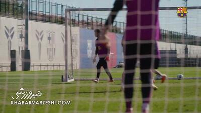 ویدیو| دویدن زیاد؛ تمرینات بارسلونا پس از شکست در ال کلاسیکو - پارس فوتبال