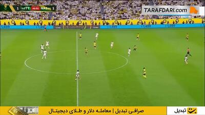 گل حسام عوار به النصر (النصر 1-2 الاتحاد) - پارس فوتبال