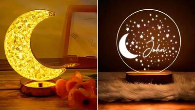  15 مدل شب خواب طرح ماه برای تزئین اتاق خواب به سبک منحصر‌ به‌ فرد