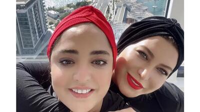  فیلم / تحقیر نرگس محمدی توسط فریبا نادری / با نرگس محمدی پایین تر از منه ../ من بالام اون پایینه ...مثلا من زعفرانیه نشینم اون پایین  ونک/  دل آدم به حال نرگس و علی اوجی میسوزه ...