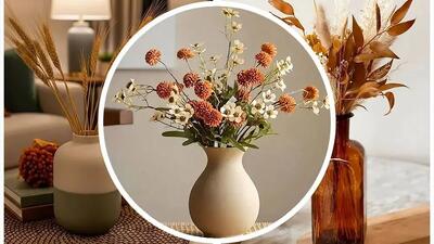  مدل‌ های جدید گل خشک تزئینی؛ زیبایی با دم روباهی و یولاف